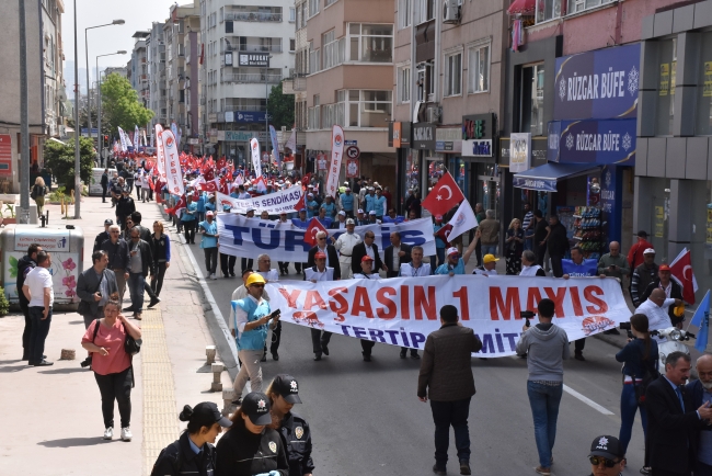 1 Mayıs yurt genelinde coşkuyla kutlandı
