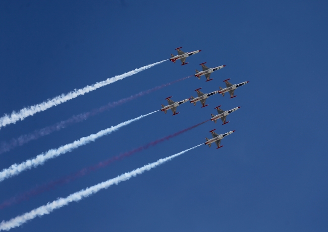 Türk Yıldızları ve SOLOTÜRK nefes kesti