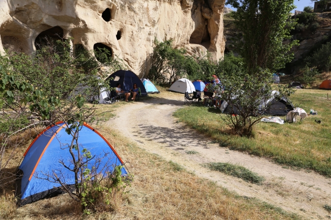 Kapadokya'da çadır festivali
