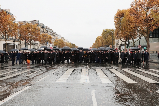 Cumhurbaşkanı Erdoğan, Birinci Dünya Savaşı anma törenine katıldı