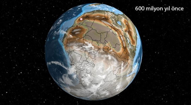 600 milyon yıl önce Türkiye dünyanın neresindeydi?