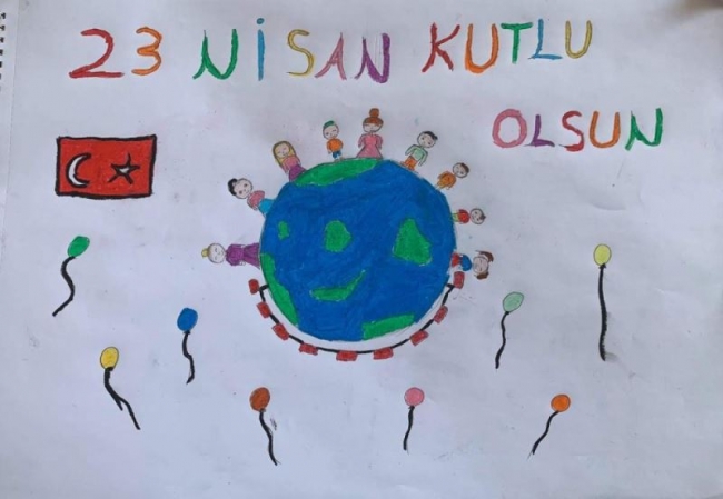 Uluslararası Ada Ülkesi Sanatçılar Topluluğu'nda 23 Nisan kutlaması