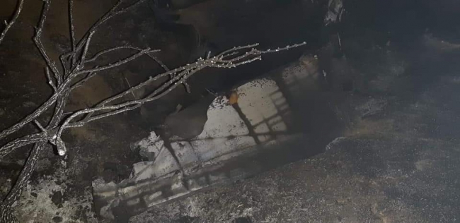 KKTC'de düşen bir cisim sonrası patlama ve yangın