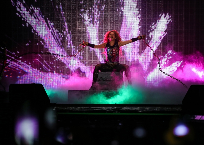Shakira İstanbul’da konser verdi