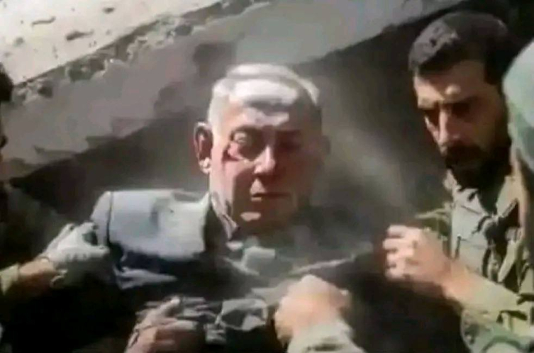 Yapay zeka tarafından üretilen görsellerden birinde Netanyahu yaralanmış gibi gösterilmiş.