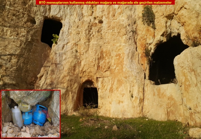 Diyarbakır'da PKK'lı teröristlere ait 13 sığınak imha edildi