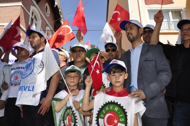 1 Mayıs yurt genelinde coşkuyla kutlandı