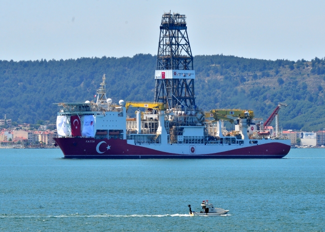 Türkiye'nin sondaj gemisi "Fatih" Akdeniz'e açılıyor