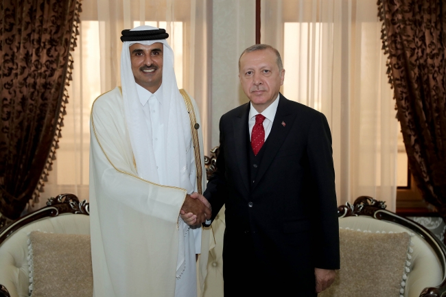 Cumhurbaşkanı Erdoğan Tacikistan'da ikili görüşmeler yaptı