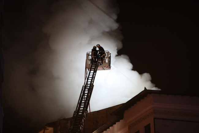 Ankara'da otel yangını