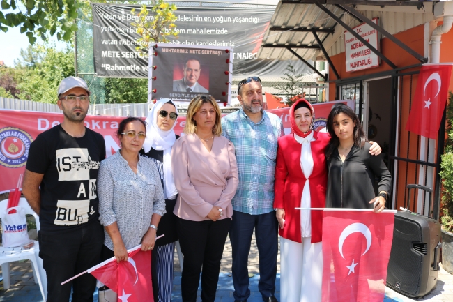 15 Temmuz Şehidi Muhtar Mete Sertbaş anıldı
