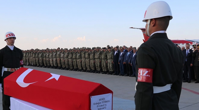 Şehit Erdoğan Türkel için tören düzenlendi