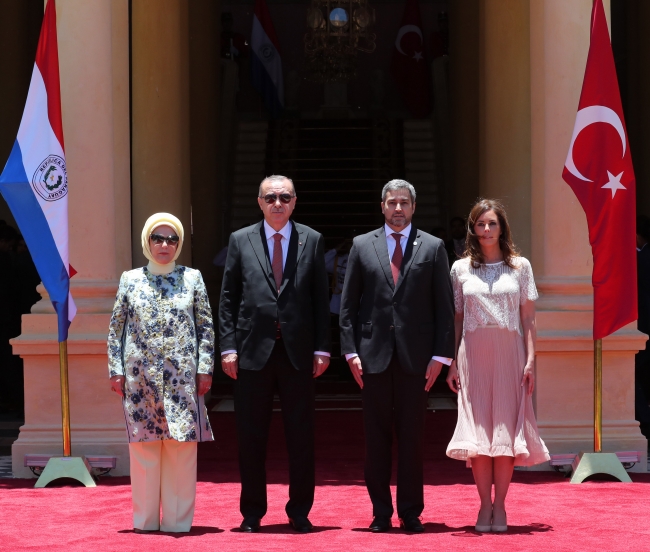 Cumhurbaşkanı Erdoğan Paraguay'da