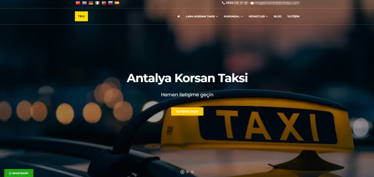 Korsan taksiciler site açtı: 7 dilde hizmet seçeneği
