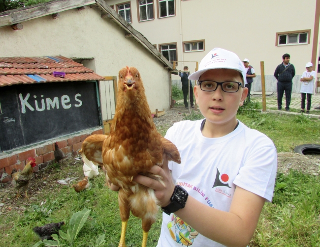 Afyon'da ilkokul öğrencilerinden "doğa sınıfı"