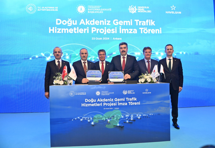 Doğu Akdeniz Gemi Trafik Hizmetleri Sistemi Projesi'nde imzalar atıldı