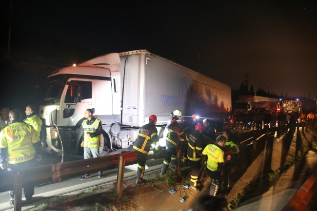 Anadolu otoyolunda zincirleme kaza