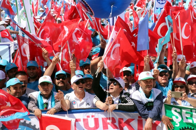 1 Mayıs yurt genelinde coşkuyla kutlandı