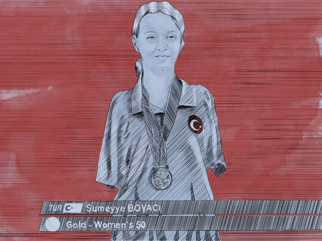 Suların "altın" kızı Sümeyye Boyacı 16 yaşında