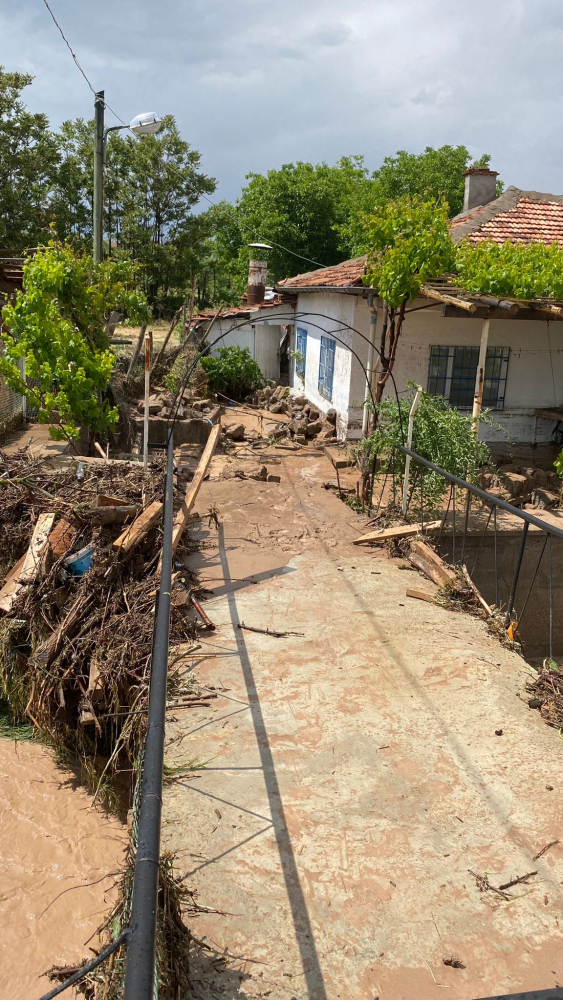 Kırşehir'de sağanak etkili oldu