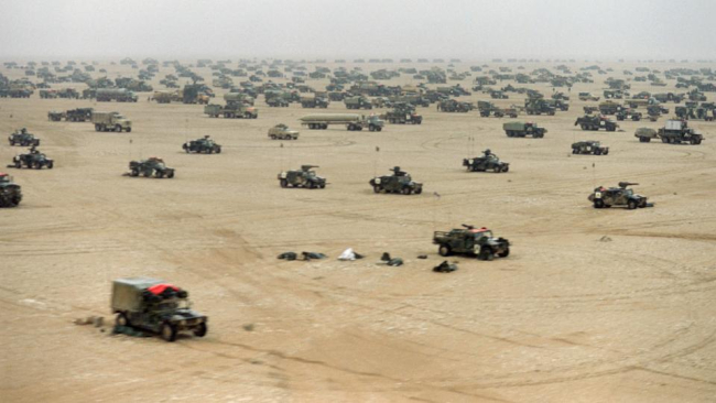ABD ordusu çölde. Fotoğraf: Reuters