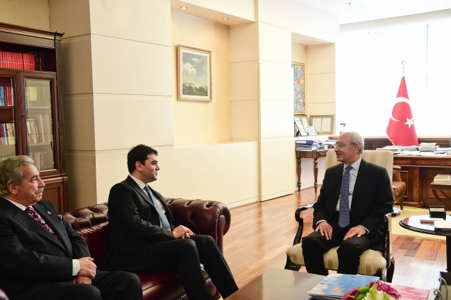 CHP Genel Başkanı Kılıçdaroğlu, DP Genel Başkanı Uysal ile görüştü
