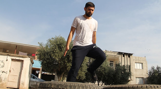 Polis olma hayaliyle kendi parkurlarını oluşturdular