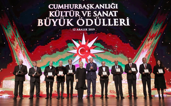 Kültür Sanat Büyük Ödülleri sahiplerini buldu