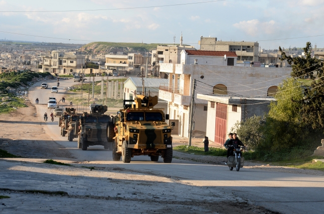 TSK'nın ikinci İdlib devriyesine sevgi seli