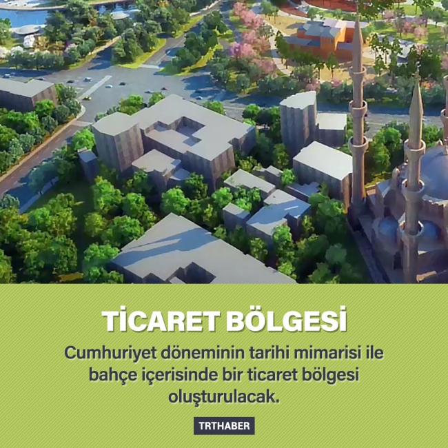 Ankara'ya yapılacak olan Millet Bahçesi Başkent'in çehresini değiştirecek