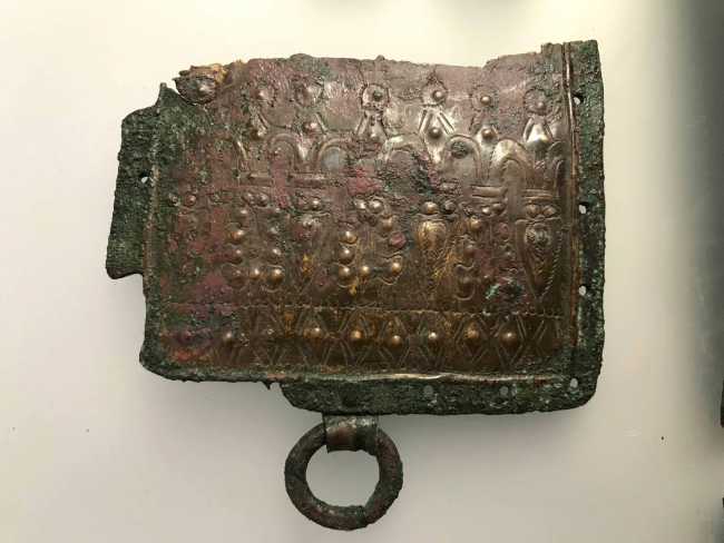 Satala Antik Kenti'nde Urartu savaşçısının bronz kemeri bulundu
