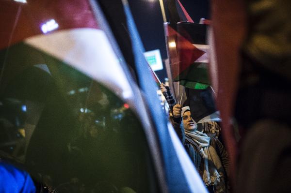 İsrail Başkonsolosluğu önünde "Gazze" protestosu