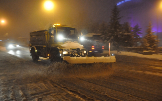 Ankara'da kar yağışı başladı
