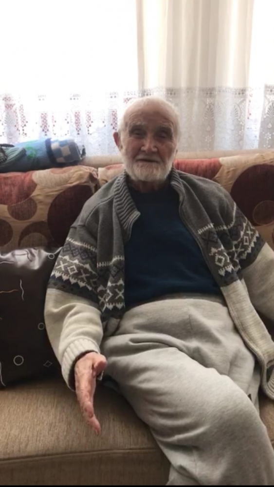 Koronavirüsü yenen 96 yaşındaki Kasım dede sağlıklı yaşamın sırrını anlattı