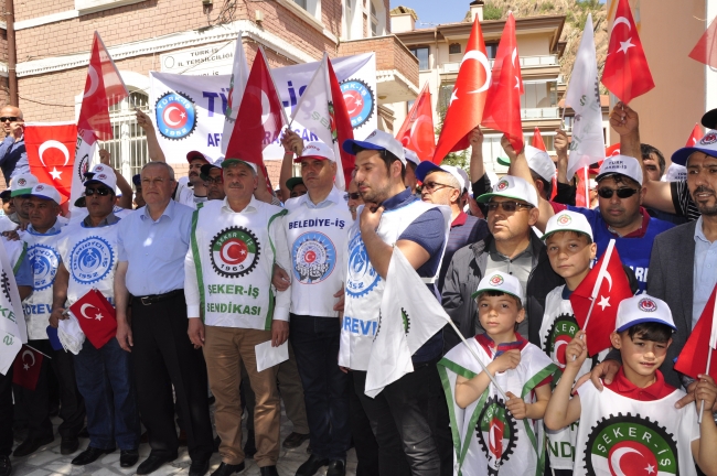 1 Mayıs yurt genelinde coşkuyla kutlandı