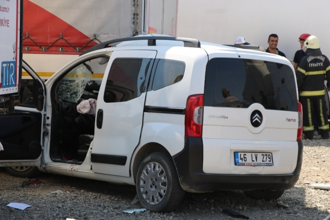 Kahramanmaraş'ta trafik kazası: 2 ölü