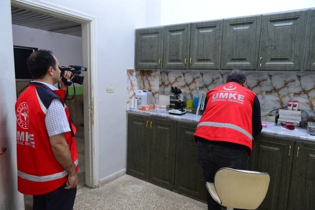 Teröristlerin kaçarken zarar verdiği Rasulayn Hastanesi ayağa kaldırıldı