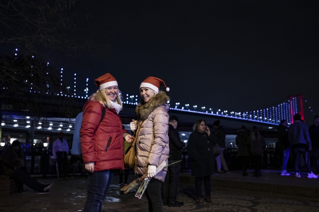 İstanbul'da yılbaşı heyecanı