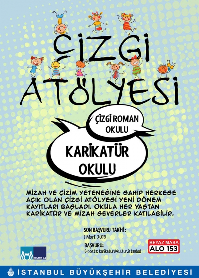 Çizgi Atölyesi'ne kayıtlar başladı