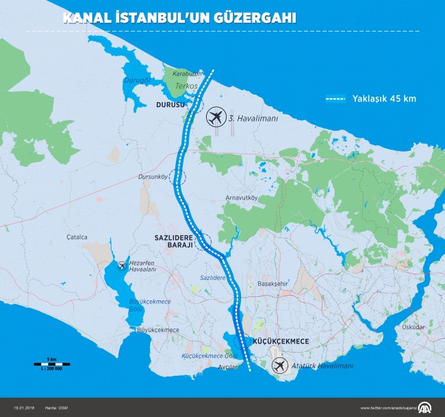 Kanal İstanbul için ilk temel bugün atılıyor