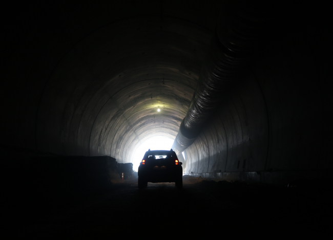 Ayvacık T-2 Tüneli'nde ışık yarın görünecek