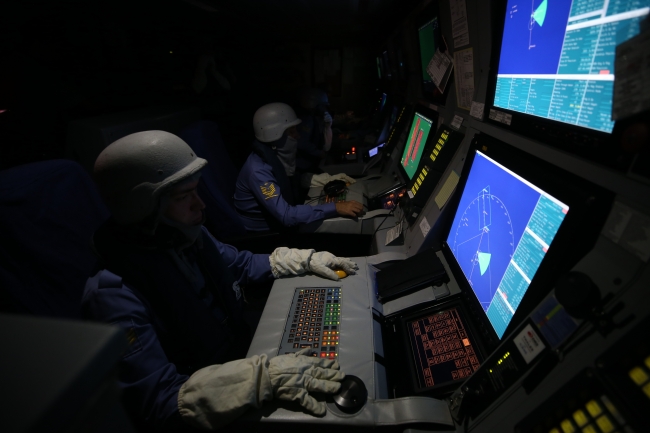 Deniz mayınlarının tespit ve imha ederek Mavi Vatan'ın emniyetli tutulması güvenlik güçlerimizin önceliklerinden. Foto: AA