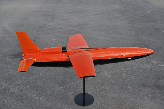 (TUSAŞ tarafından geliştirilen Şimşek Yüksek Hızlı Hedef Uçak Sistemi. Foto: AA