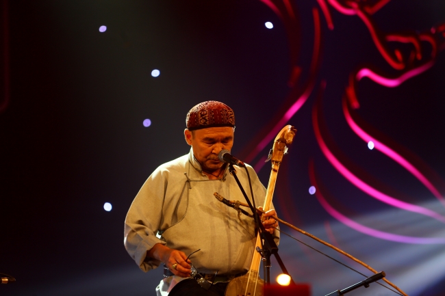 Tuva Cumhuriyeti'ndeki bir müzik grubundan | Fotoğraf: AA