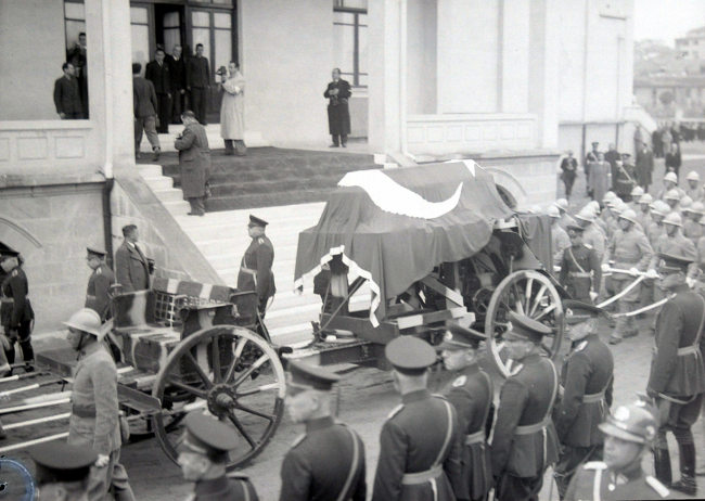 Fotoğraf: AA/ Atatürk'ün naaşı Etnografya Müzesi'nde