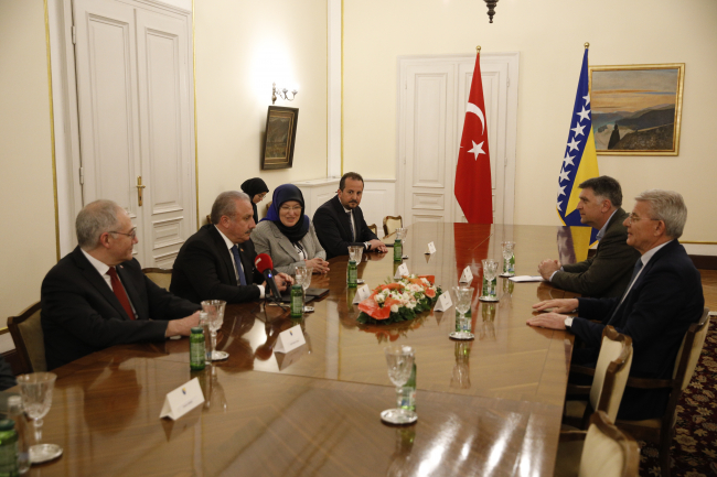 TBMM Başkanı Şentop Bosna Hersek'te temaslarını sürdürüyor