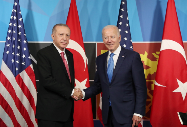 Cumhurbaşkanı Erdoğan-Biden görüşmesi sona erdi