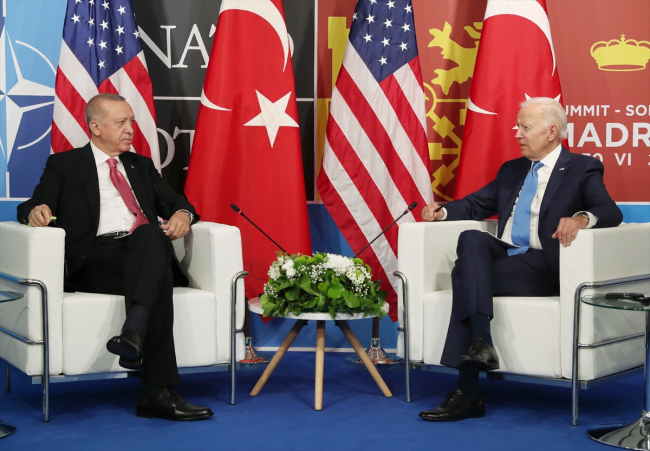 Cumhurbaşkanı Erdoğan-Biden görüşmesi başladı