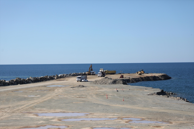 Rize İyidere Lojistik Limanı için çalışmalar sürüyor