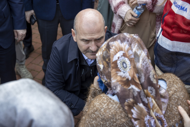 Erdoğan'dan şehit madencinin ailesine taziye ziyareti